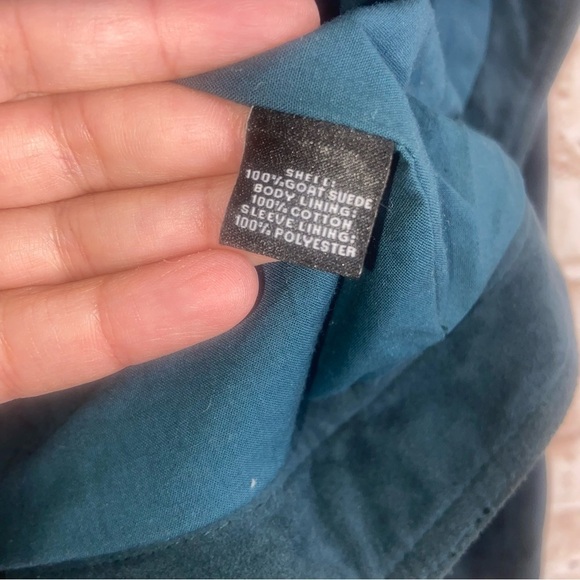 Neiman Marcus Floral Embroidered Suede Moto Jacket Size XS - Picture 7 of 7